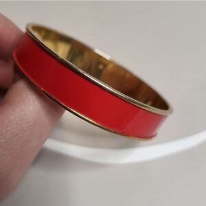 Vintage Monet Red Enamel Bracelet ❤️